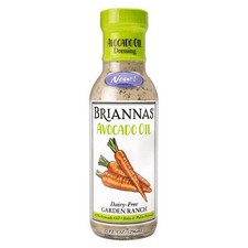 Briannas, Avocadoöl Dressing Garten Ranch milchfrei, 10 Oz (6er-Kiste)