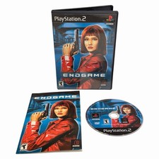 Endgame (Sony PlayStation 2, 2002) Black Label Complete w/ Man + Reg Card Tested