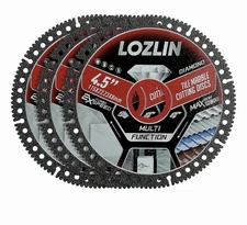 3PCS 4.5" Diamond Blade for Tile Cutting - No Chipping Ultra-Thin Dry Cut Bla...