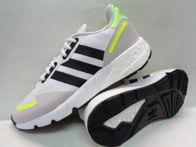 Adidas Originals Zx1K Boost Cloud White Core Black Solar Yellow H69037 Men Us8