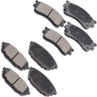 Ceramic Brake Pads Front Rear for 2001-2003 Mazda Protege/Protege5