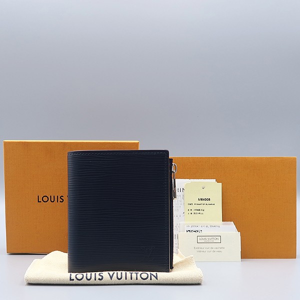 Louis Vuitton Epi Smart Coin Wallet Navy M64008