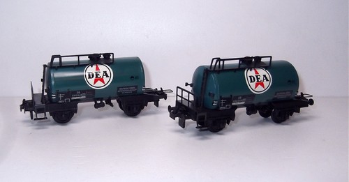 Trix Express 3462 – zwei Kesselwagen DEA, beide Erstversion von 1963, sehr gut | Condition: Gebraucht