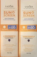 Sadoer Sunscreen SPF 60 (40g) 2 pk