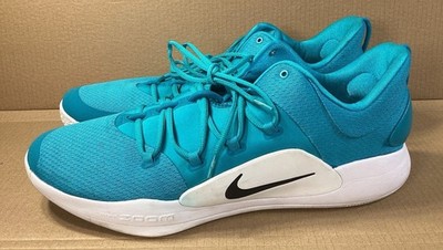 Nike Hyperdunk X TB Zoom Low Aqua Basketball Sneakers Men s Size 18