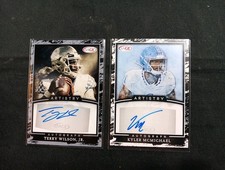 2022 Sage Artistry Autographs Lot Of 2 Football Cards, Terry Wilson Jr.,...