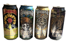 Lot of 4 Narragansett Lovecraft Beer Cans Rea...