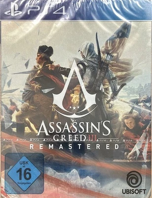 PS4 / Sony Playstation 4 - Assassin's Creed 3: Remastered DE Steelbook NEU & OVP - Bild 1 von 4