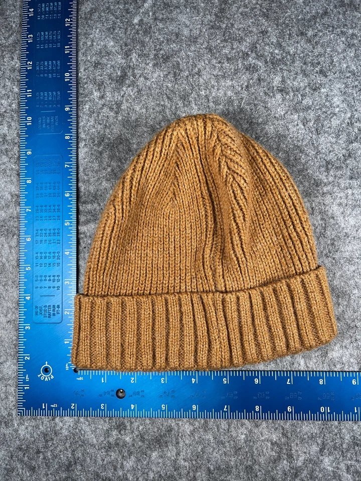 O'Neill Beanie Toque Adult One Size Beige Beige Knit Wool Blend Winter Ski - Image 4 of 4