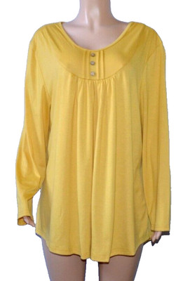 VISLILY Top Long Sleeve T Shirt Tunic Top Women's Plus-Size 26W