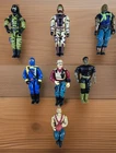 7 Pc. VTG 1990's G.I. Joe Various Character 4" Action Figures Lot, Preowned