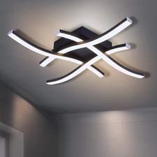 Schwarz LED Deckenleuchte