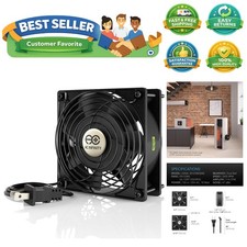 AXIAL 1238, Muffin Fan, 115V 120V AC 120mm x 38mm High Speed, for DIY Cooling...
