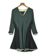 Mame Kurogouchi Dresses GreenxBlack 1(Approx. S) 2200690161014