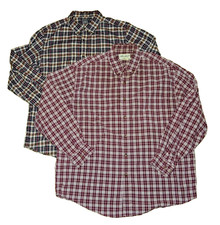 Eddie Bauer Long Sleeve Shirts Plaid Relaxed Flannel  Button Down Men's Large