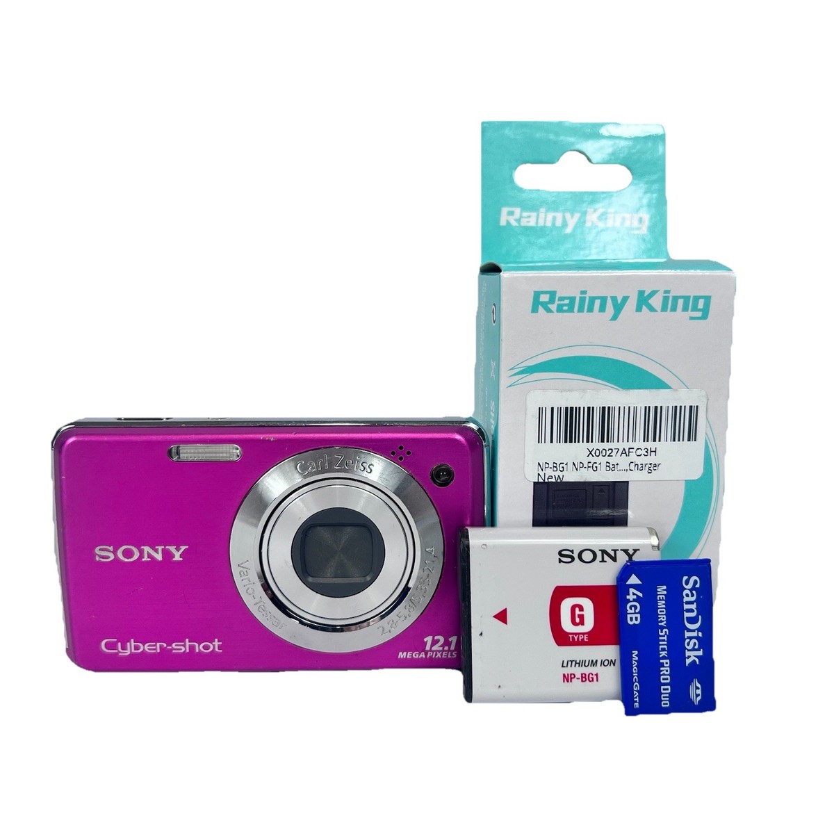 Sony Cyber Shot DSC-W220 Digital Camera 12.1MP 4x Zoom Pink