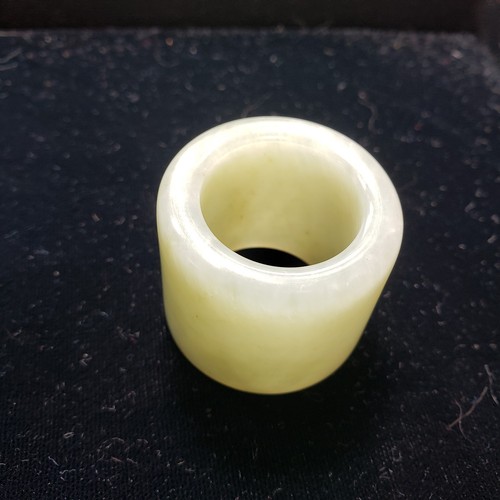 Antique Chinese Untreated Jade Archers Thumb Ring - Picture 2 of 11