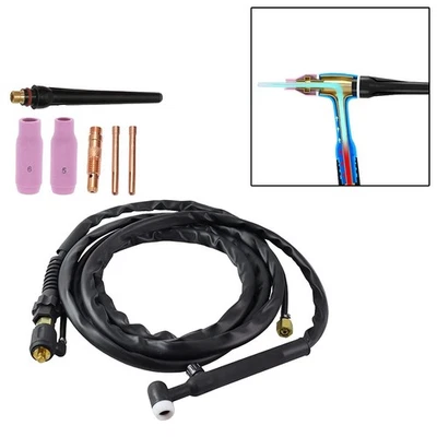 Controllo Gas Efficiente con Torcia Saldatura TIG WP 17V 200A Corrente Max Cavo - Bild 1 von 4