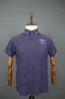 Hackett London Aston Martin Racing Navy 100% Cotton Popover Polo Shirt Size L
