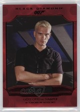 2025 James Bond Black Diamond Red Spectrum /49 Gotz Otto as Stamper #28 1mx6