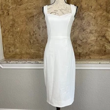 Dress the Population Dress Women’s M Nicole Sweetheart Cocktail Sheath White