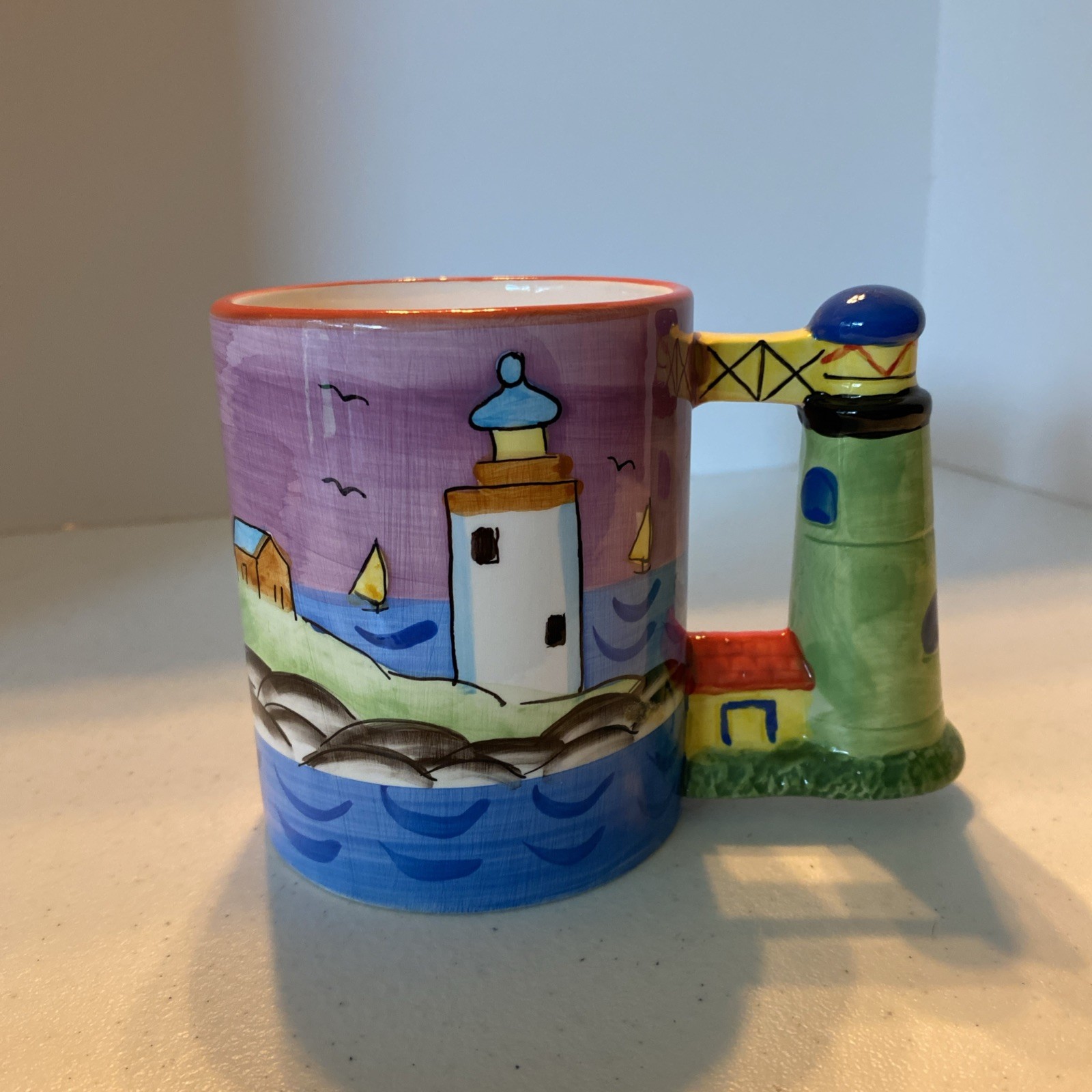 Lighthouse Coffee Mug Handle 3D