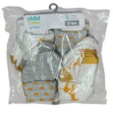 Carter  s Baby Socks 0-6 Months 12 Pairs Bundle Child of Mine New Unisex Lot