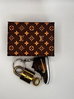 Louis Vuitton Lock & Key Set #321 on an LV Nike Air Jordan Bag Charm
