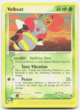 Sandstorm Volbeat 53/100 Damaged Pokemon UC Tcg Card