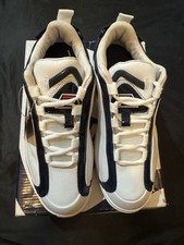 Fila Grant Hill Low 96 White/Navy 1BM00571-125 Basketball Shoes Men's Size 8
