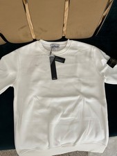 Stone Island Herren Pullover Gr. S Weiß Rund...