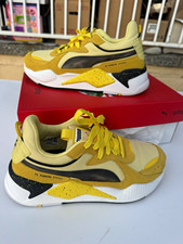 PUMA Pok mon x RS-X Pikachu Low Top Lace-Up Sneakers Yellow/Black/White Men 9