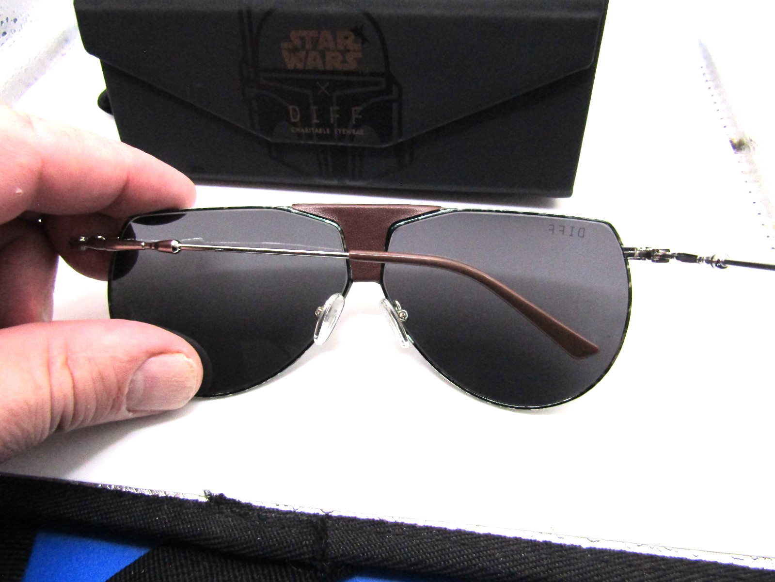 DIFF    sunglasses Aviator Star Wars  Silver Mirr… - image 3