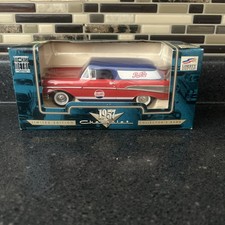 NEW Liberty Classics by Spec Cast 1957 Chevrolet Pepsi Die Cast Bank KG JD