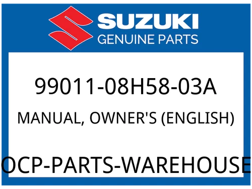 MANUAL, OWNER'S (ENGLISH)