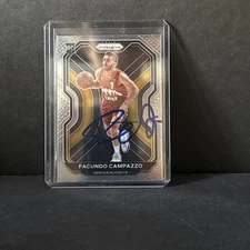 2020-21 Panini Prizm Facundo Campazzo #505 Rookie Nuggets signed autographed aut