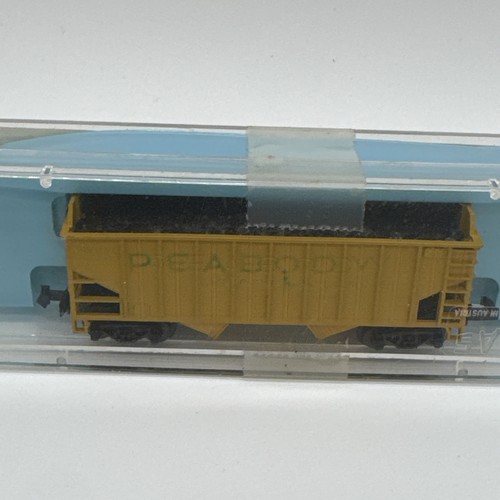 Tren escala N Atlas 2244 Peabody línea corta 6671 Oppen tolva vagón de carga | Condition: Used