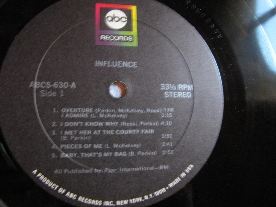Mint INFLUENCE Self Titled 1968 ABC 630 rare psych original cover: Excellent - Image 4 of 4