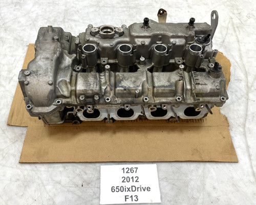 ✅ 10-14 OEM BMW F10 F12 F13 F02 N63 Engine Motor Cylinder Head Assembly Left 64k