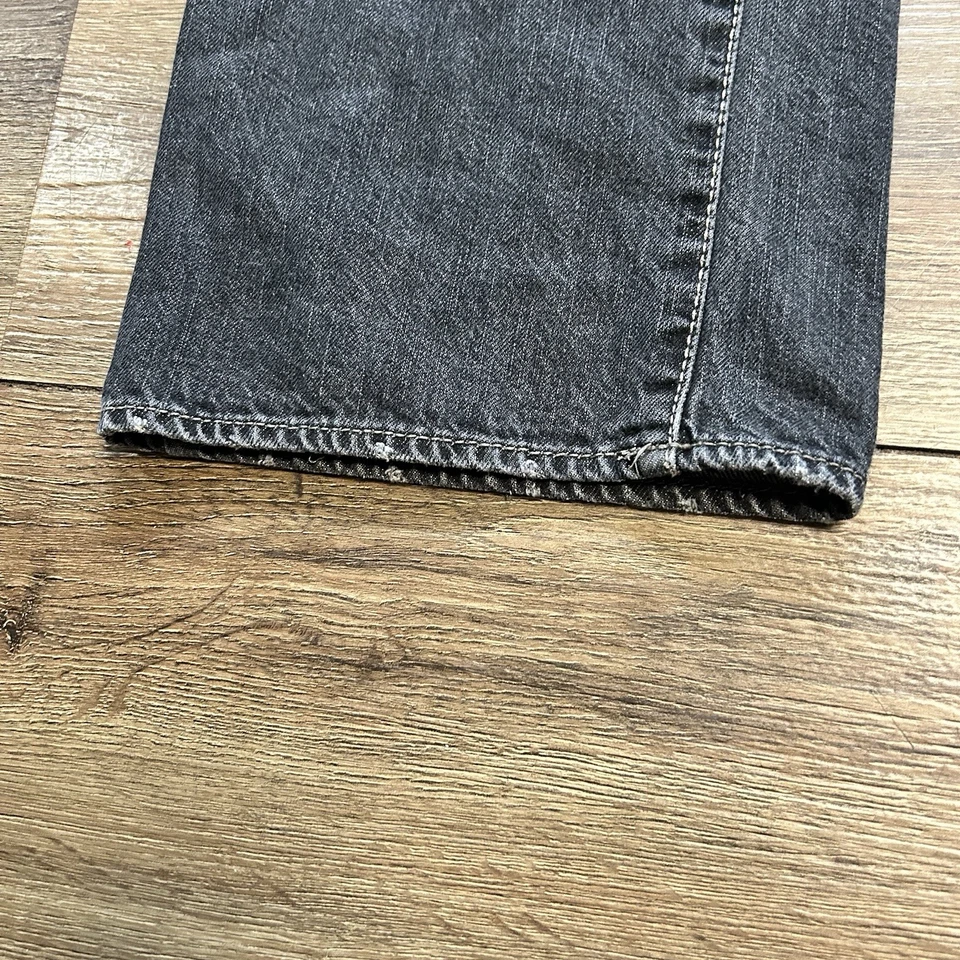 Arizona Jean Company Men’s Slim Straight Jeans 32x30 Black Distressed - Image 3 of 4