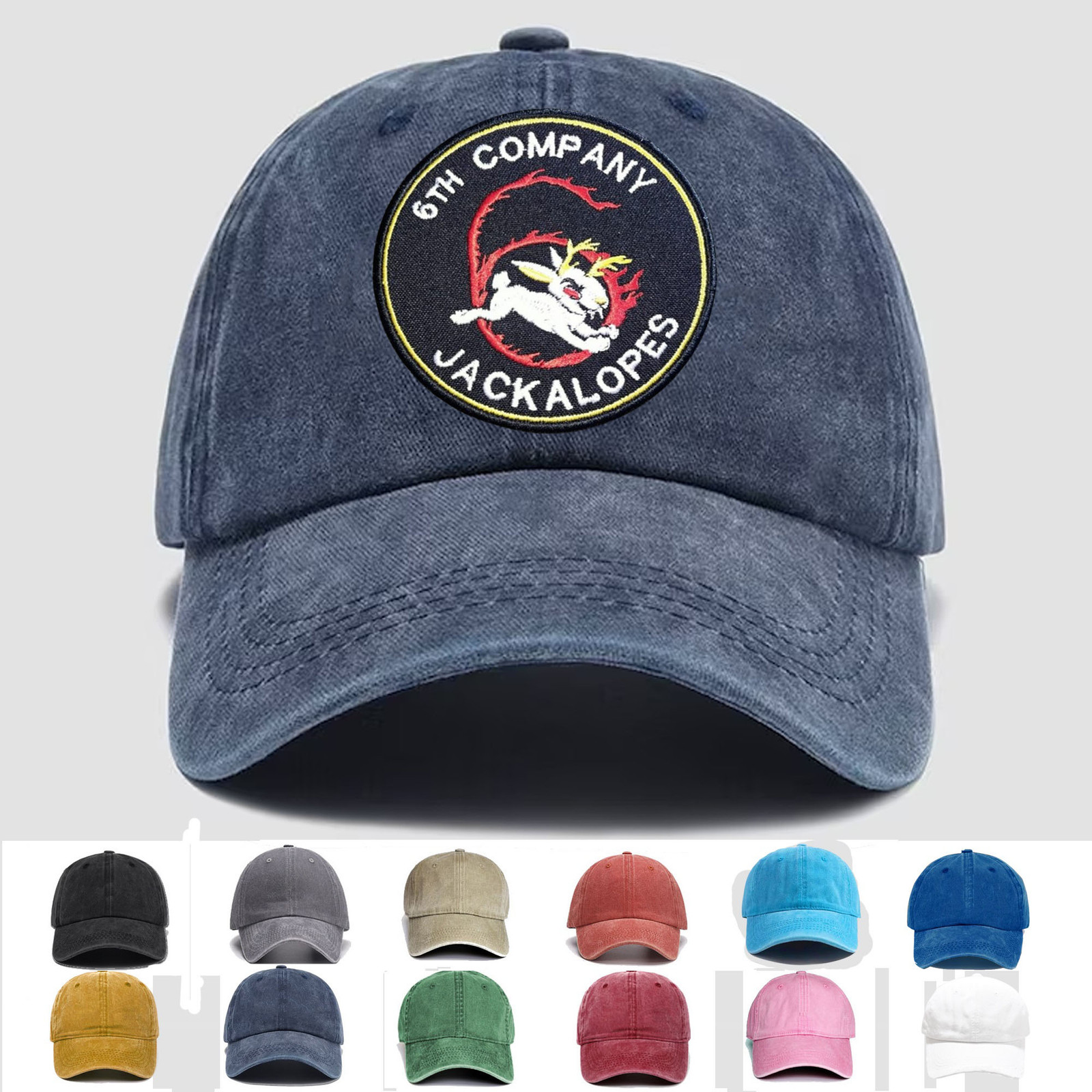 Custom Embroidered USN 6th Company “Jackalopes”, Veteran Cap, Trucker Hat, Gift