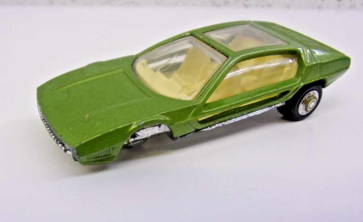 Vintage PlayArt Lamborghini Marzal Green Clear Windows Hong Kong 1