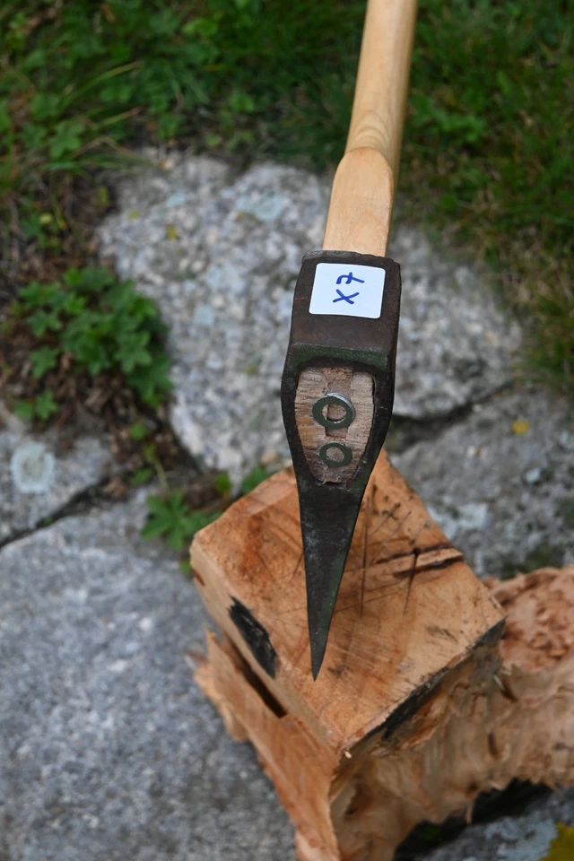 Axt 1250g geschmiedet und punziert, restauriert und neu eingestielt  X7 - Bild 4 von 4