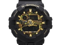 CASIO Watch G SHOCK BOLD CAMO SERIES CAMO AND GOLD ANALOG DIGITAL GA 700 SERIES