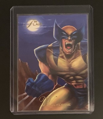 1994 Flair Marvel Annual / Wolverine #NNO X-Men Blue Mutant Genesis Trading Card
