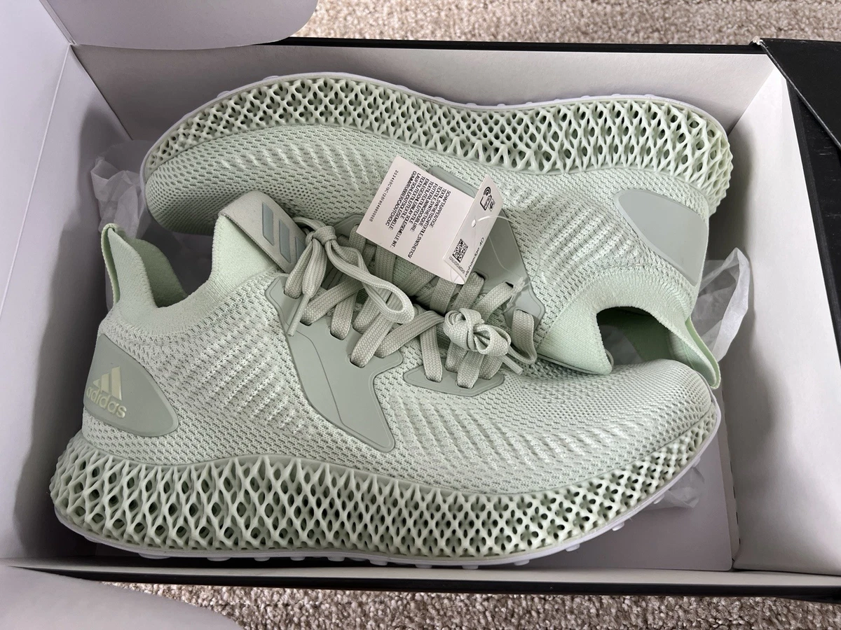 adidas Alphaedge 4D Parley White Aero Green Men’s Size 12 Fair Staining Review + On Feet | Parley x Adidas Alphaedge 4D | Ash Bash  main image 2