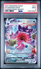 PSA 9 Gengar VMAX Alternate Full Art 271/264 Evolving Skies English Pokémon Mint