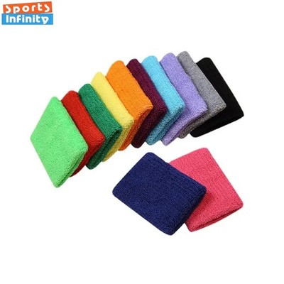 Small M Wristband Sports Sweatband Hand Ba nd Sweat Wrist Support Brace Wrap Gua