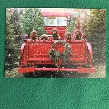 LIQUIDATING-Leanin’ Tree Christmas Greeting Card “Warm And Fuzzy Wishes…”