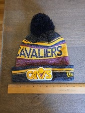 New Era Cleveland Cavaliers Cavs Knit Pom Beanie Adult See All Pics Desc